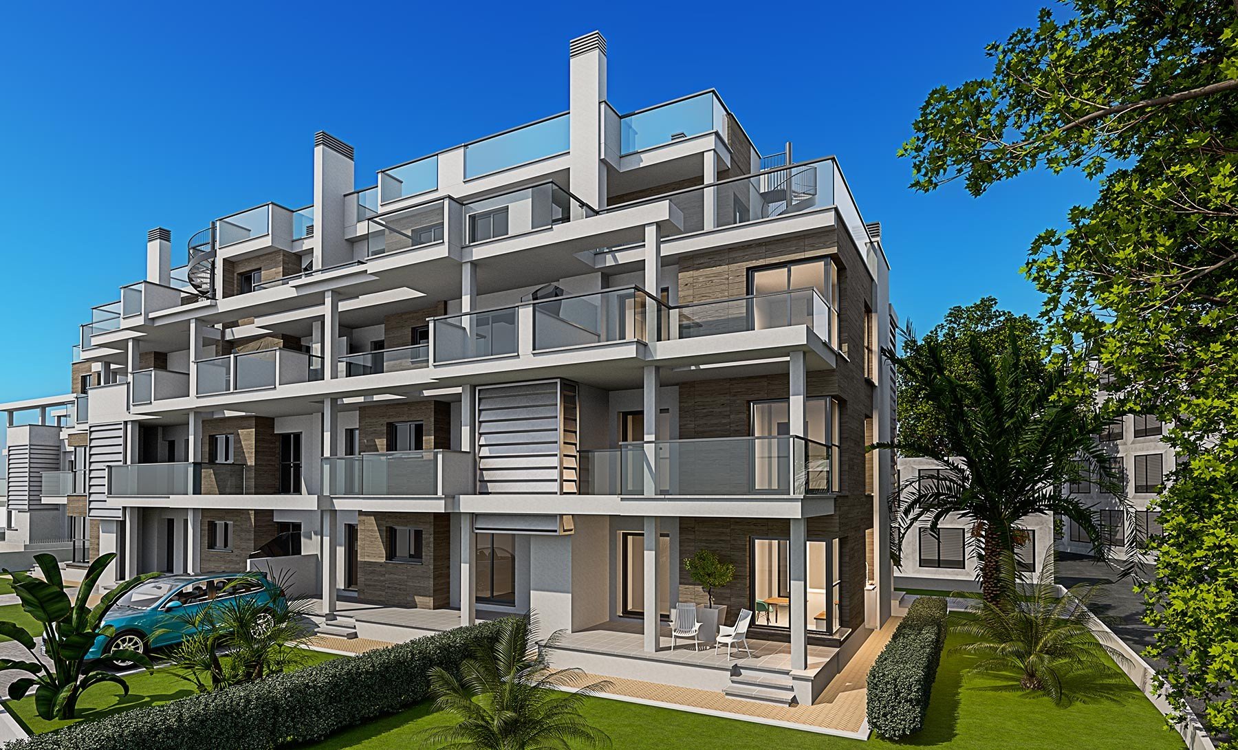 Kattohuoneisto Denia, Alicante, Espanja 3 makuuhuonetta, 75 m2 No. 112119