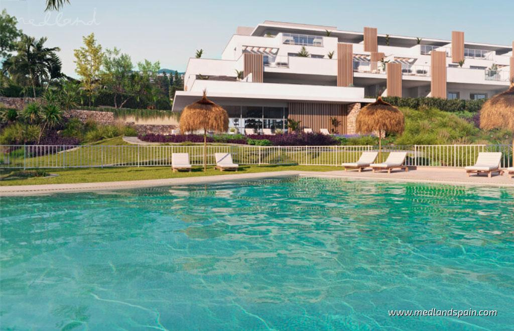 Apartament w Casares, Malaga, Hiszpania 2 sypialnie, 99 mkw. nr 105155
