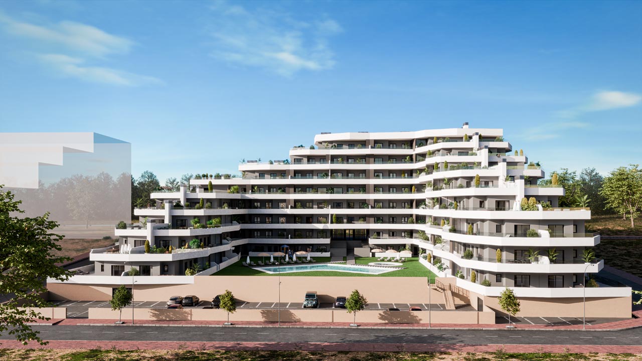 Apartament w San Miguel de Salinas, Alicante, Hiszpania 3 sypialnie, 81 mkw. nr 113610