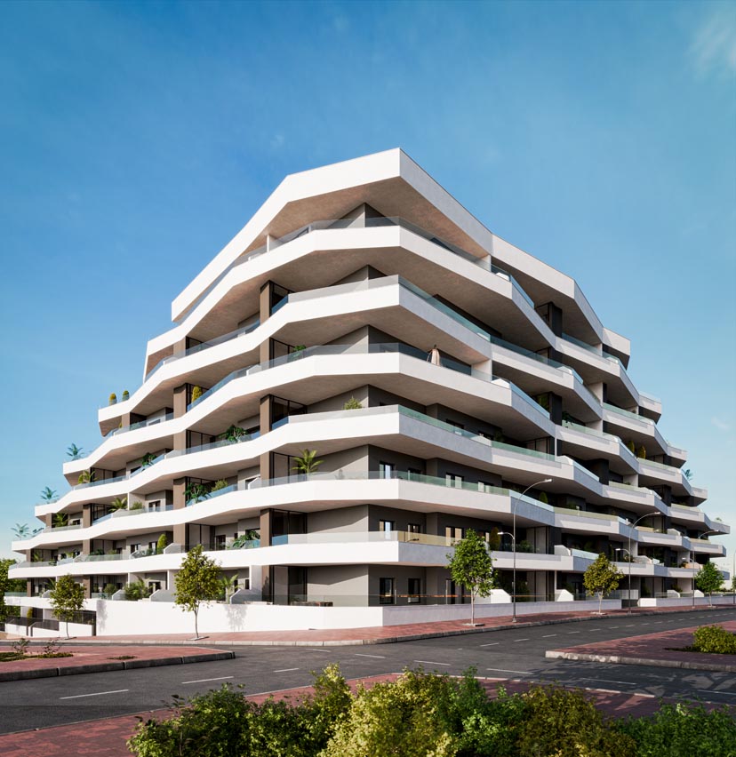Apartamento en San Miguel de Salinas, Alicante, España 2 dormitorios, 66 m2 No. 113609
