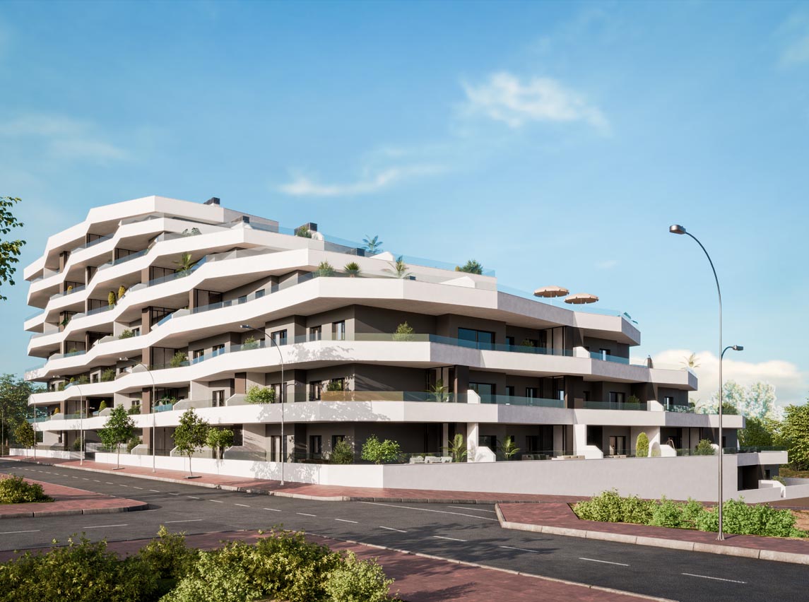 Apartamento en San Miguel de Salinas, Alicante, España 2 dormitorios, 66 m2 No. 113609