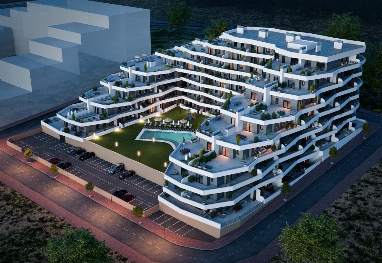 Apartamento en San Miguel de Salinas, Alicante, España 2 dormitorios, 66 m2 No. 113609