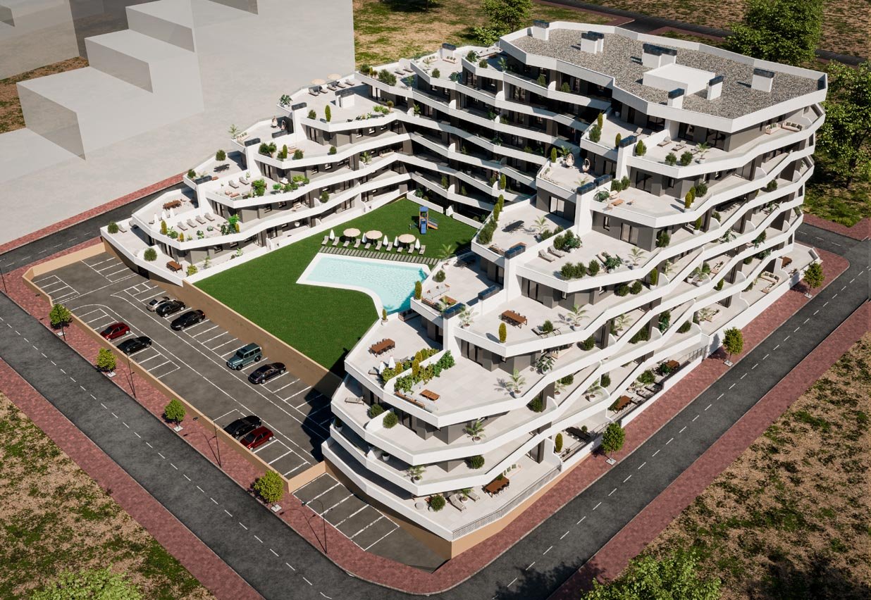 Apartamento en San Miguel de Salinas, Alicante, España 2 dormitorios, 66 m2 No. 113609