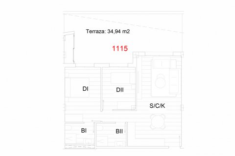 Apartment à vendre San Miguel de Salinas, Alicante, Espagne, 2 chambres, 66 m2 No. 113609 - photo 15