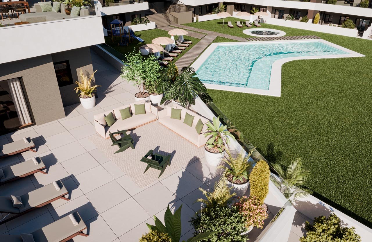 Apartamento en San Miguel de Salinas, Alicante, España 2 dormitorios, 66 m2 No. 113609