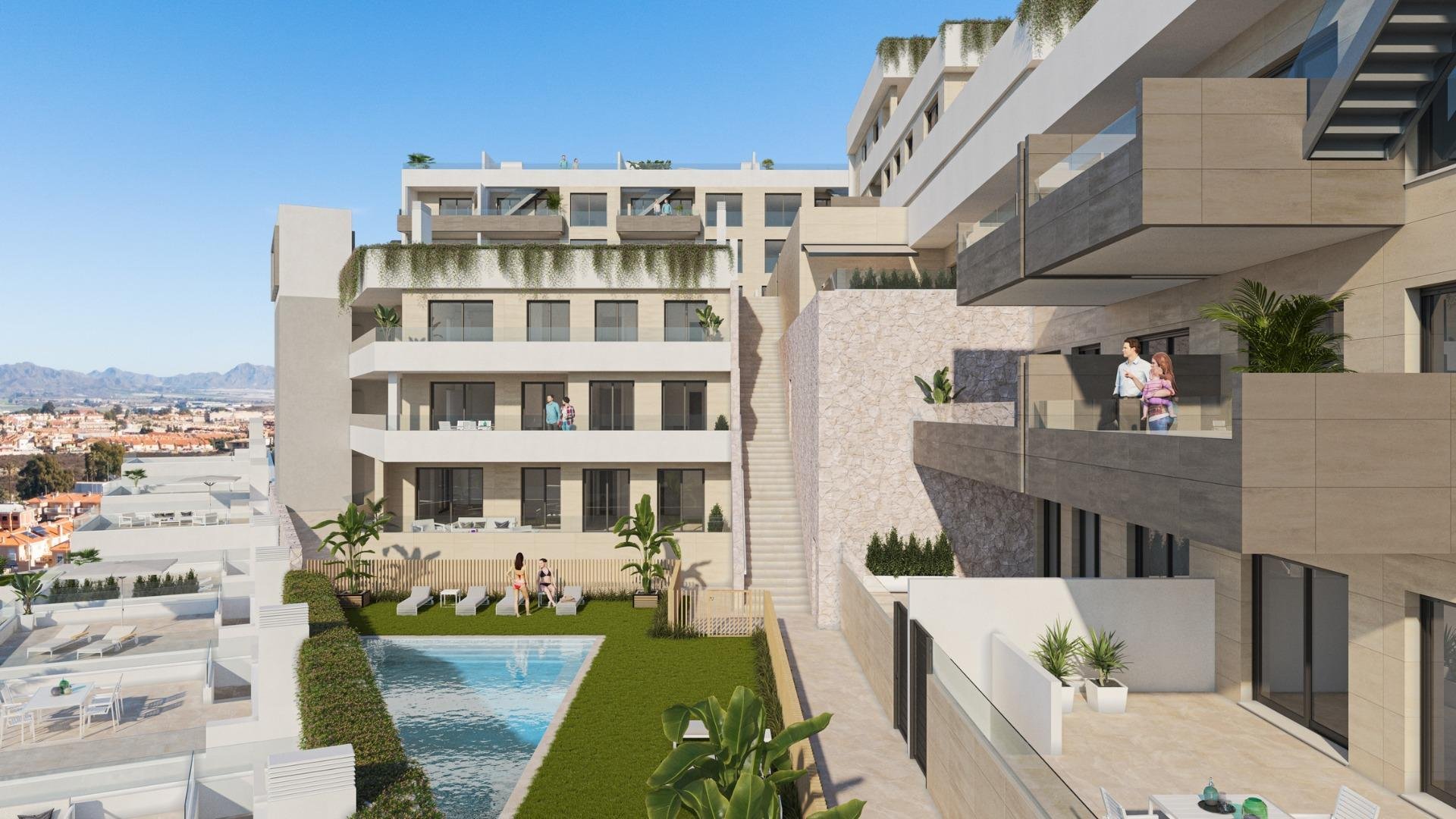 Penthäuser in Aguilas, Murcia, Spanien 2 Schlafzimmer, 74 m2 Nr. 98339