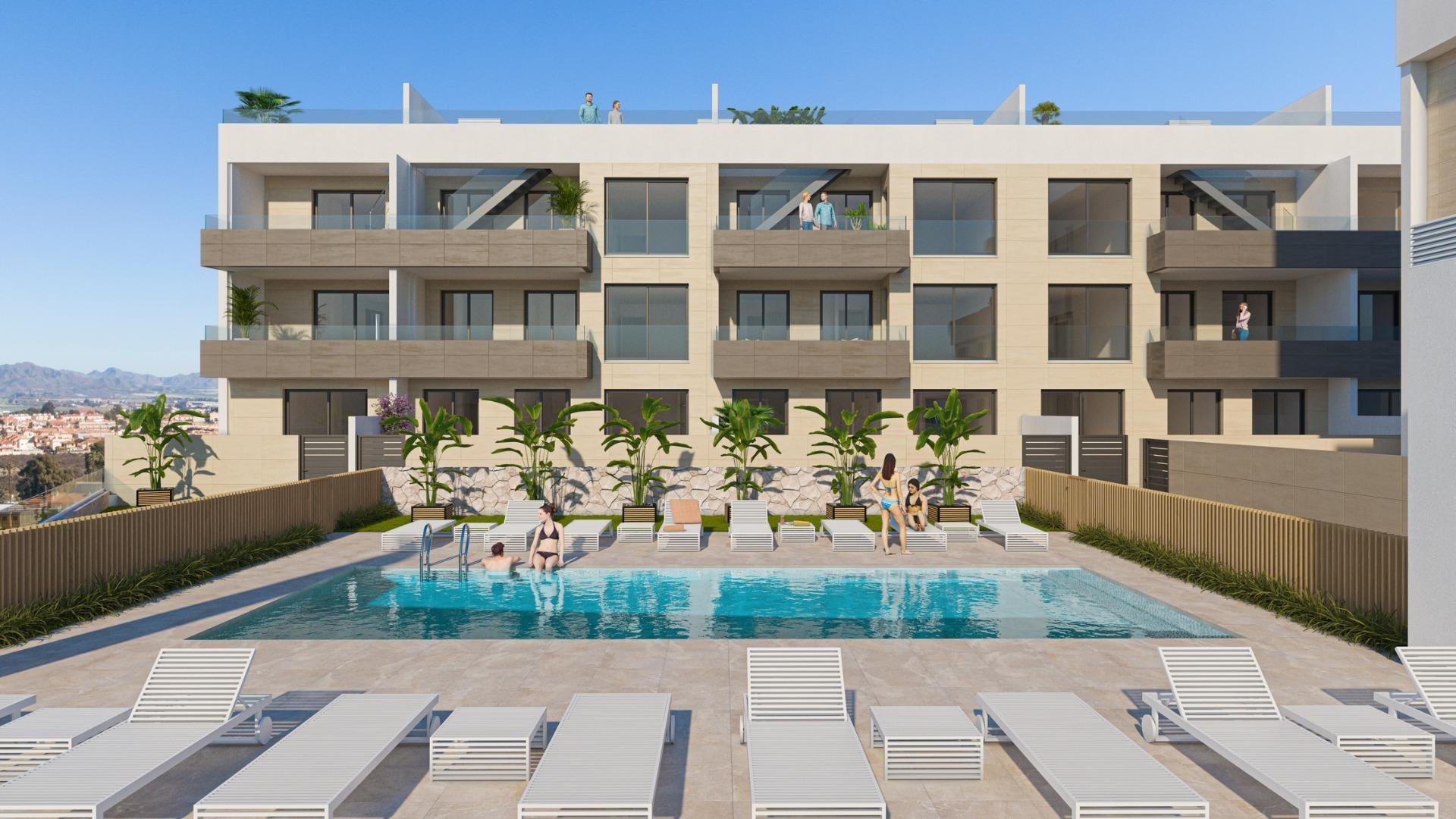 Penthäuser in Aguilas, Murcia, Spanien 2 Schlafzimmer, 74 m2 Nr. 98339