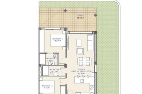 Lägenhet till salu Los Alcazares, Murcia, Spanien 2 sovrum, 70 kvm. Nr. 112594 - foto 13