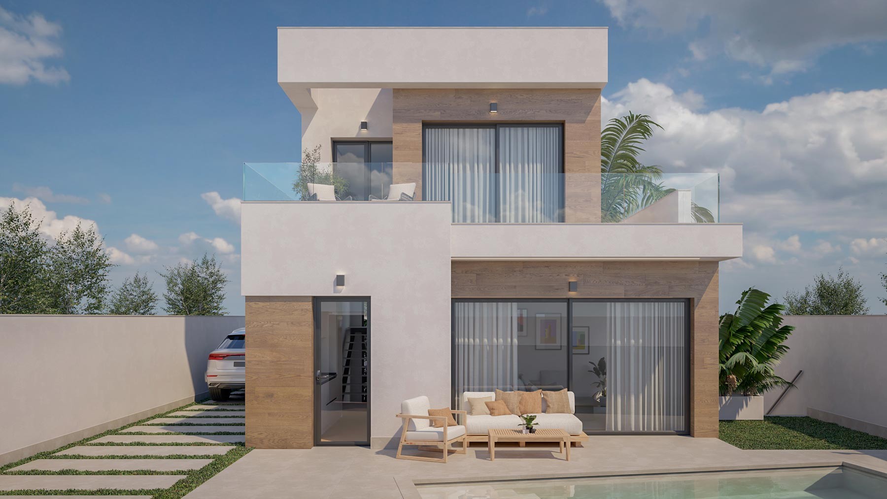 Villa Pilar de la Horadada, Alicante, Spānijā 2 istabas, 94 m2 Nr. 112223