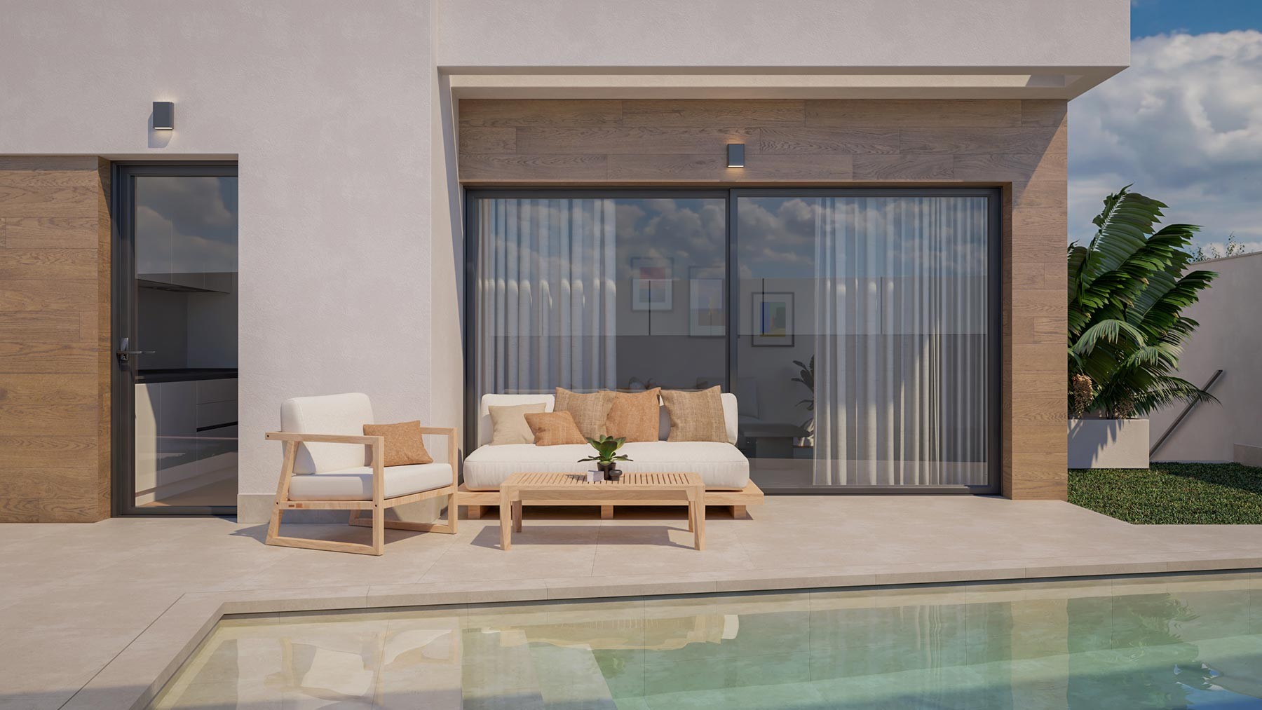 Villa Pilar de la Horadada, Alicante, Spānijā 2 istabas, 94 m2 Nr. 112223
