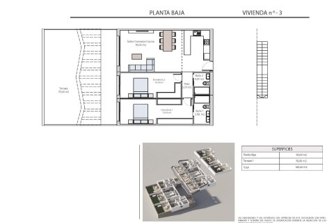 Bungalowi myytävänä Finestrat, Alicante, Espanja, 2 makuuhuonetta, 90 m2 No. 112640 - kuva 17