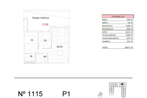 Apartment for sale San Miguel de Salinas, Alicante, Spain 2 bedrooms, 65 sq.m. No. 112652 - photo 15