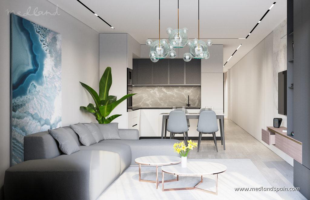 Apartment in Torrevieja, Alicante, Spain 1 bedroom, 61 sq.m. No. 108756