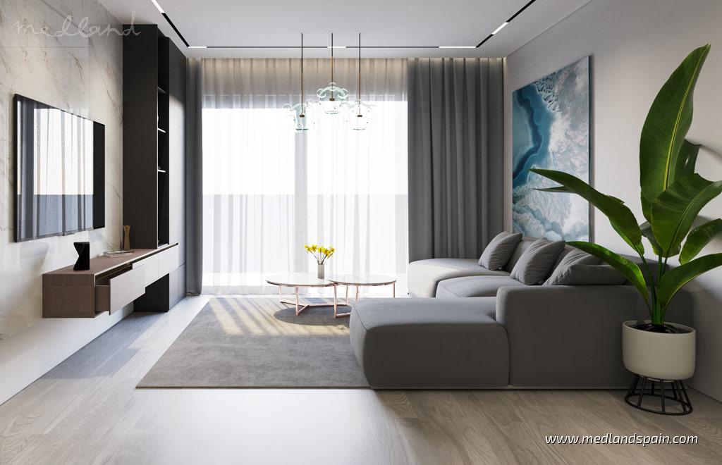 Apartment in Torrevieja, Alicante, Spain 1 bedroom, 61 sq.m. No. 108756