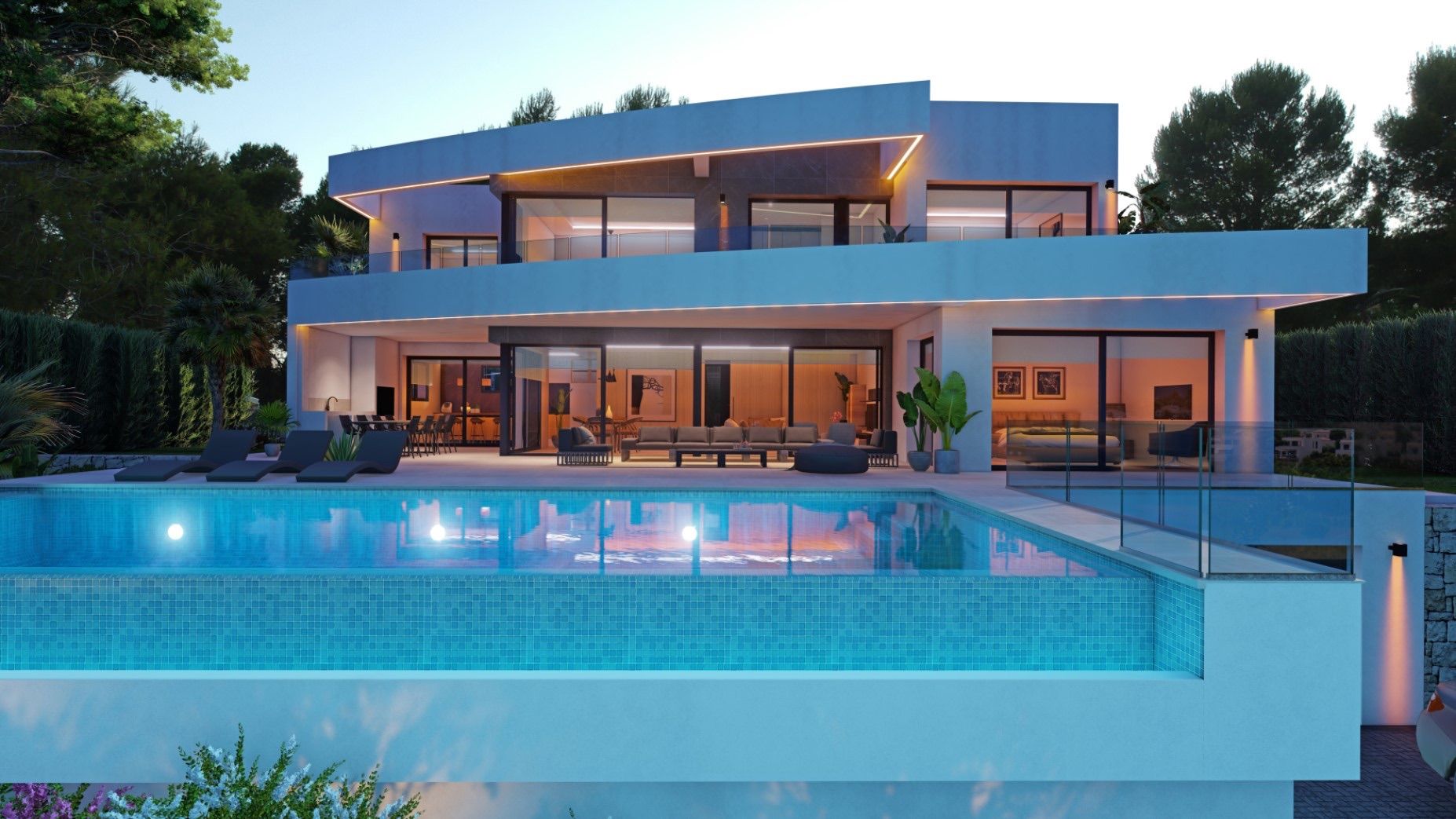 Villa a Moraira, Alicante, Spagna 4 camere da letto, 550 mq. N° 95632