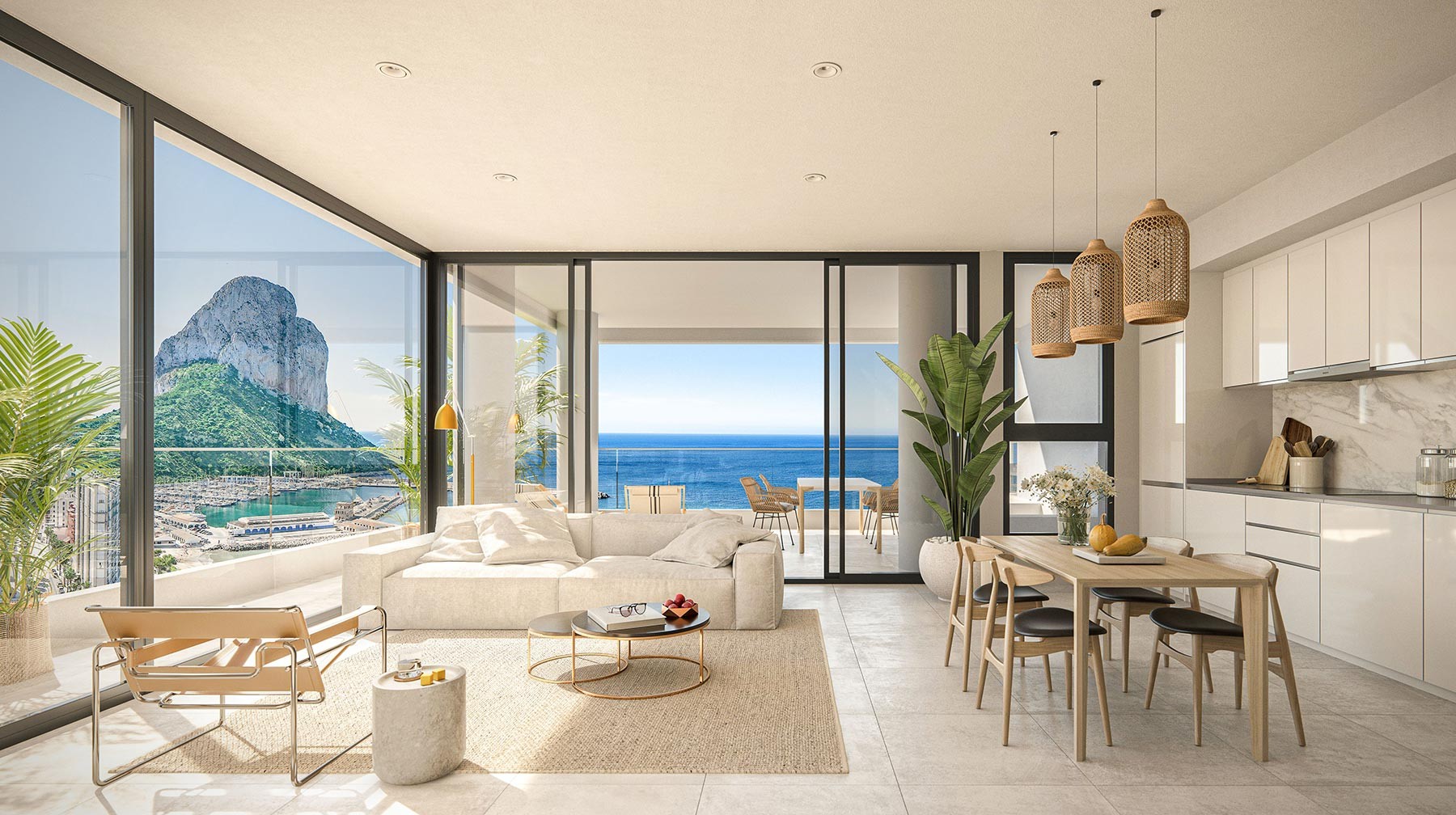 Penthouse in Calpe, Alicante, Spain 3 bedrooms, 129 sq.m. No. 83860
