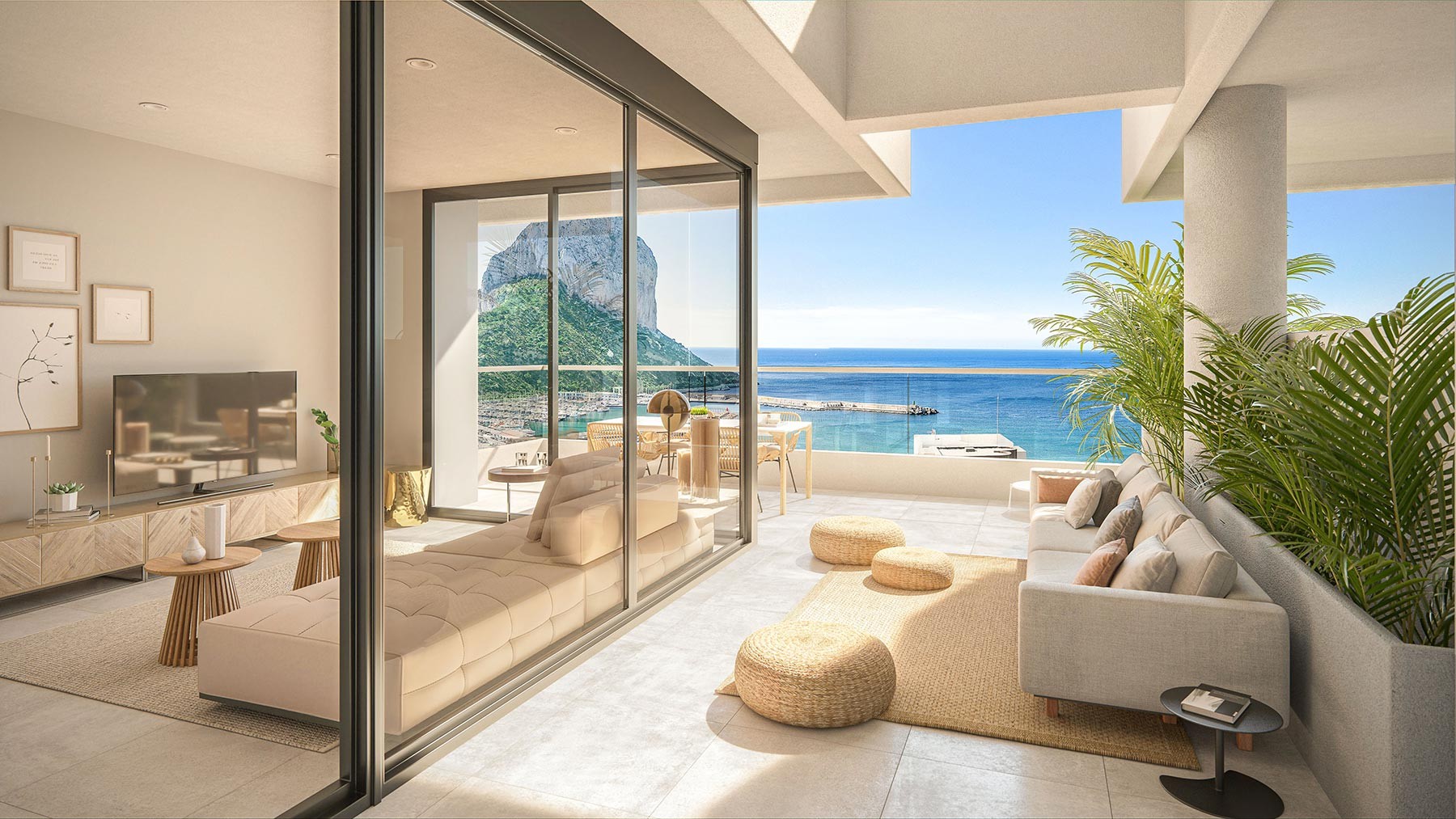 Penthouse in Calpe, Alicante, Spain 3 bedrooms, 129 sq.m. No. 83860