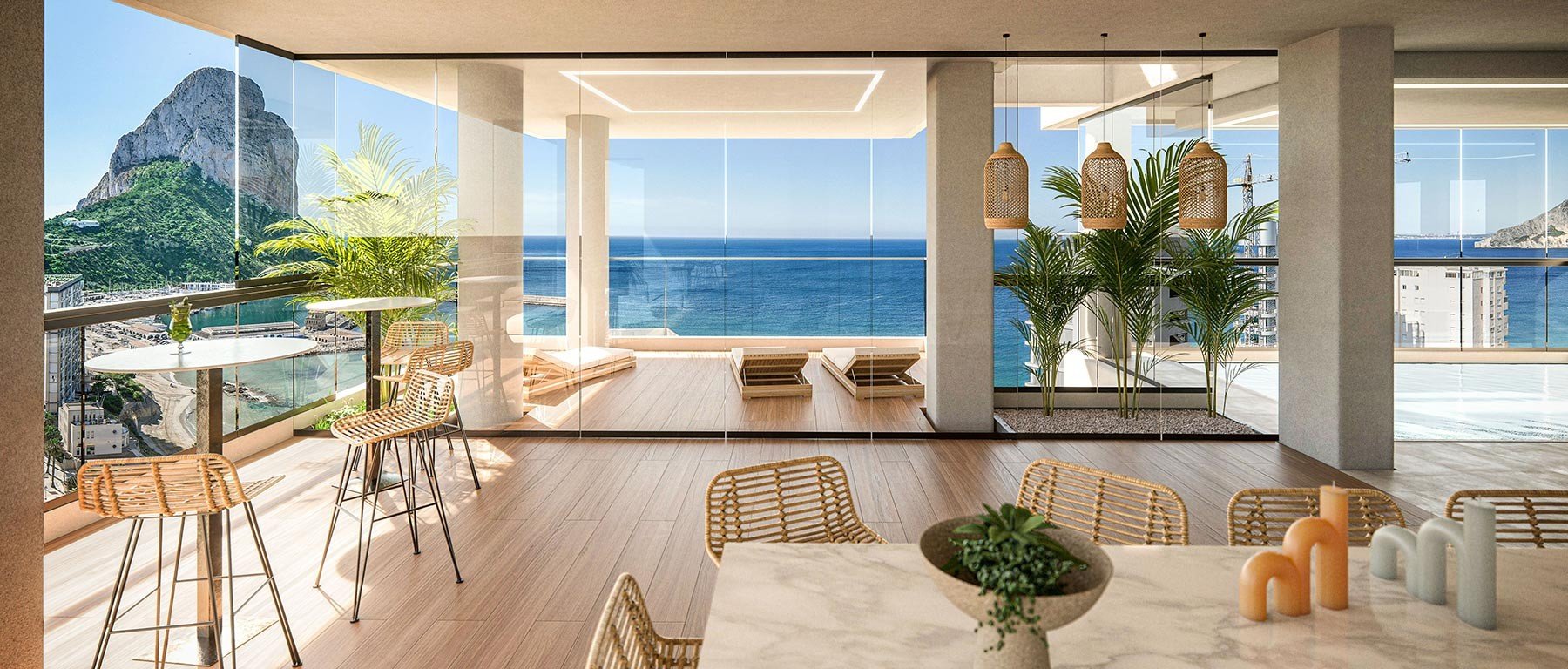 Penthouse in Calpe, Alicante, Spain 3 bedrooms, 129 sq.m. No. 83860