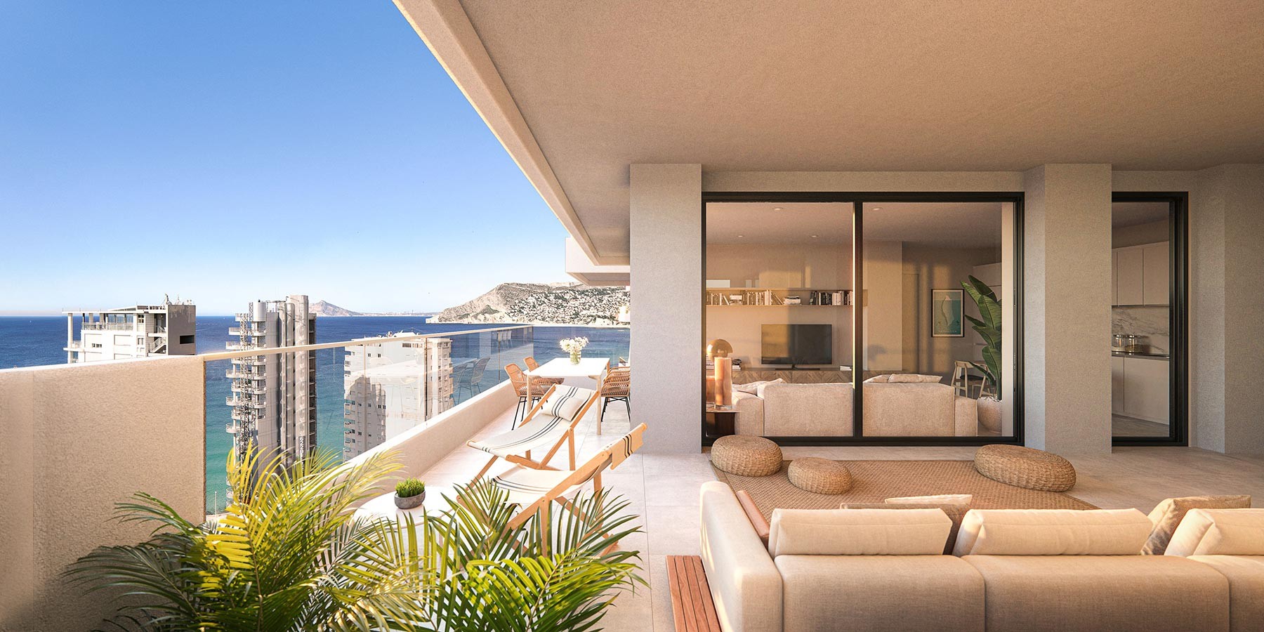 Penthouse in Calpe, Alicante, Spain 3 bedrooms, 129 sq.m. No. 83860