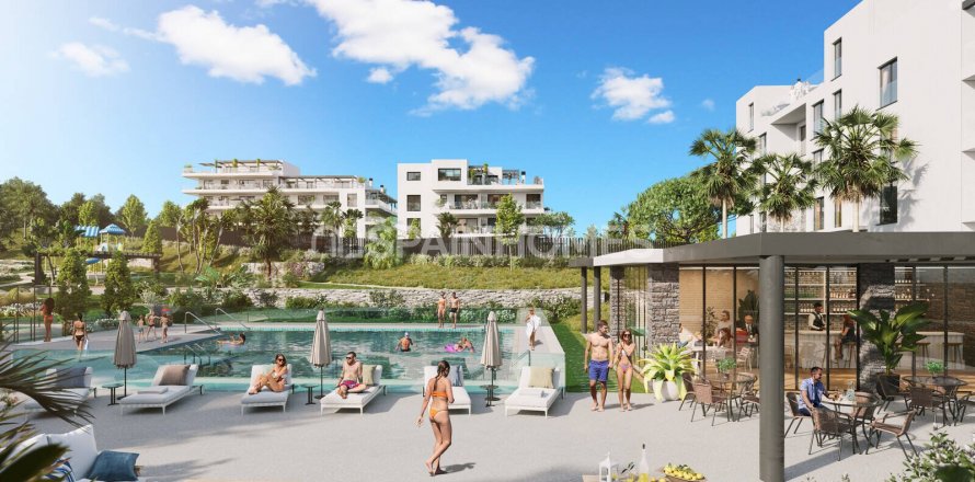 Takvåning Mijas, Malaga, Spanien 3 sovrum, 115 kvm. Nr. 62938