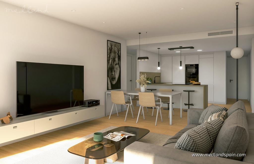 Huoneisto Aspe, Alicante, Espanja 3 makuuhuonetta, 121.3 m2 No. 108537