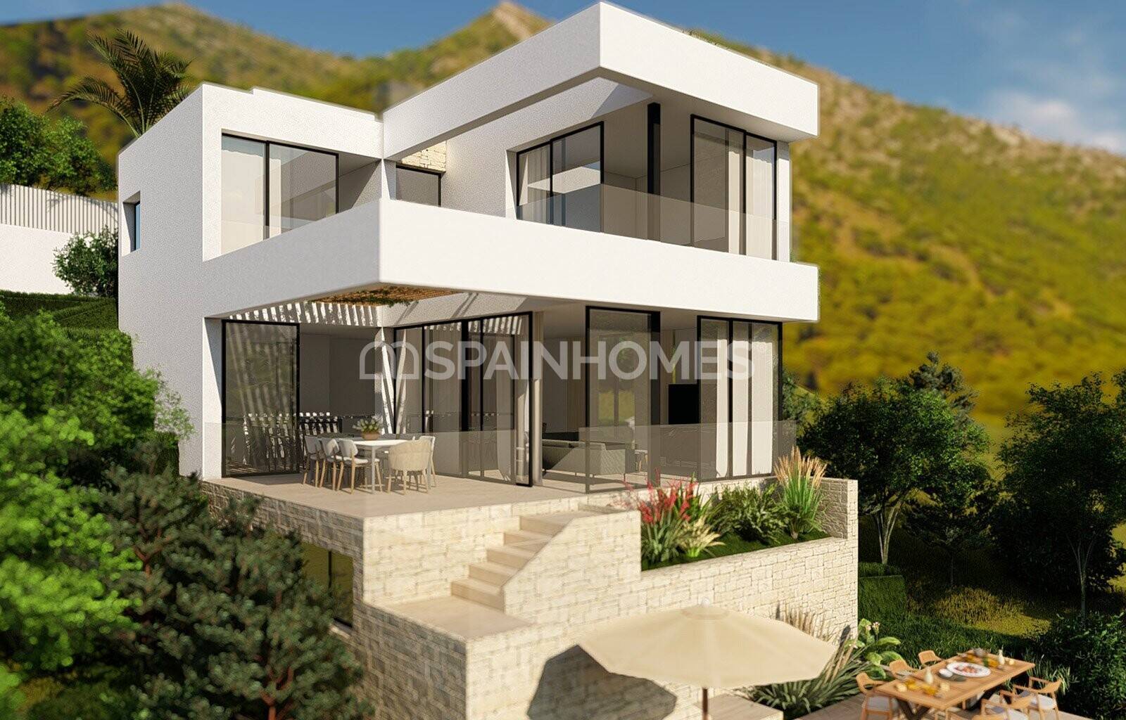 Villa in Mijas, Malaga, Spain 3 bedrooms, 290 sq.m. No. 62560