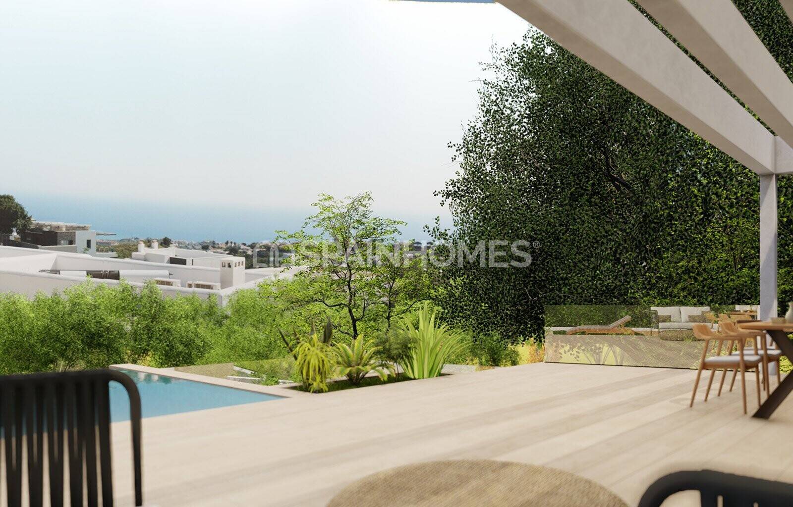 Villa en Mijas, Málaga, España 4 dormitorios, 234 m2 No. 62559