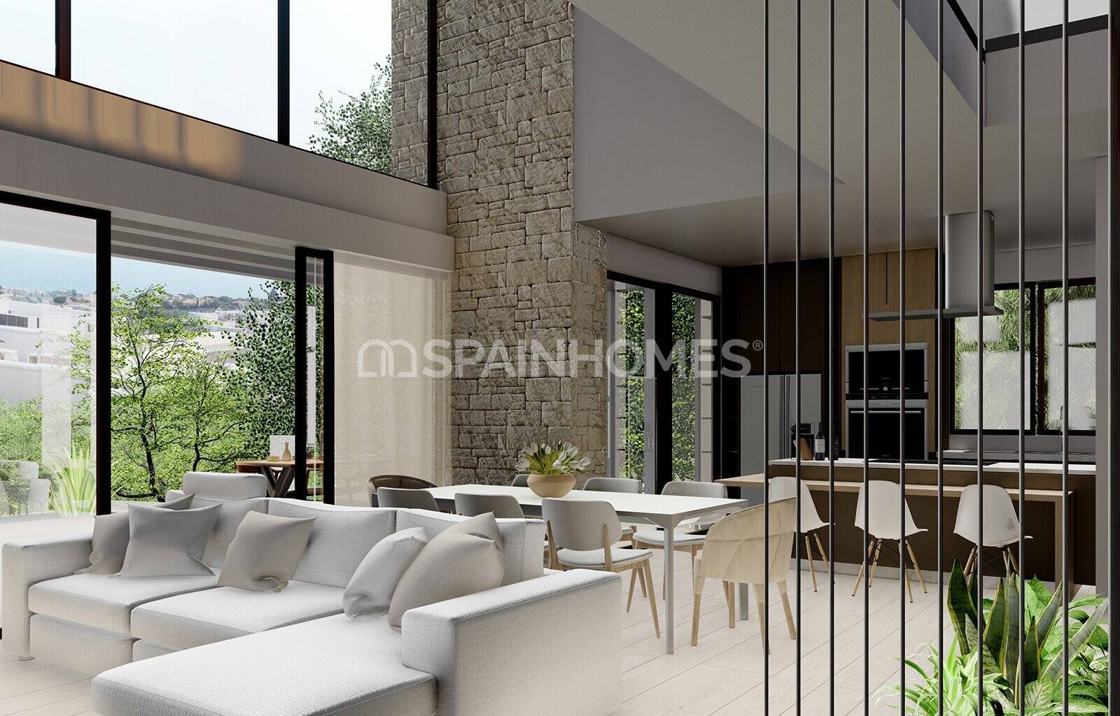 Villa en Mijas, Málaga, España 4 dormitorios, 234 m2 No. 62559