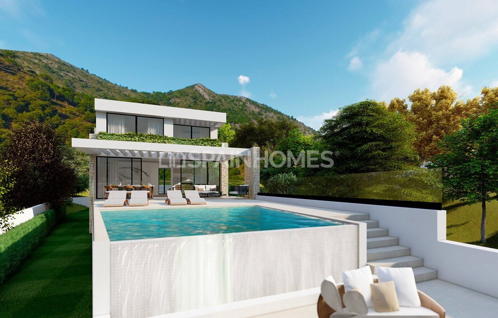 Villa en Mijas, Málaga, España 4 dormitorios, 234 m2 No. 62559
