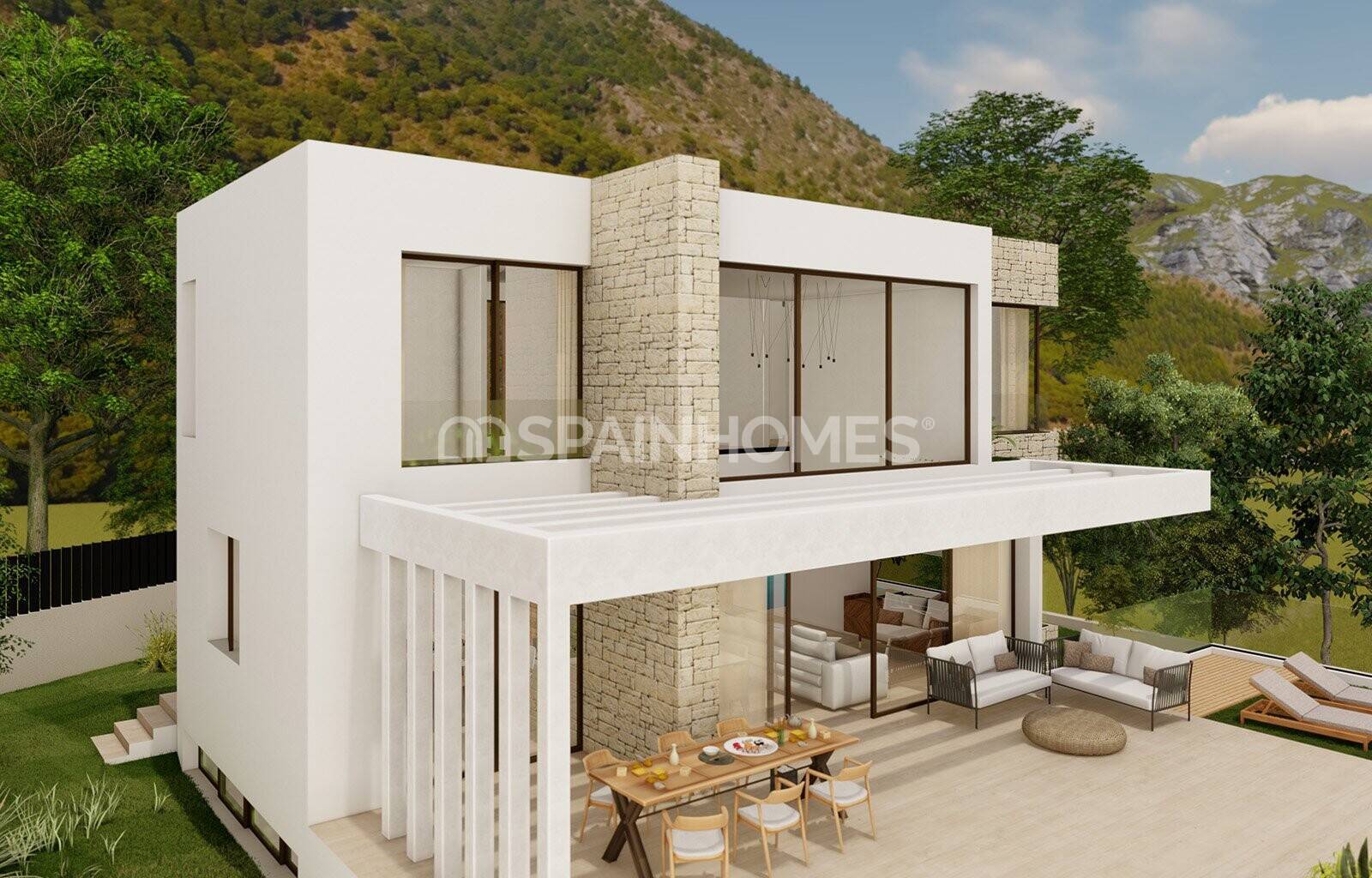 Villa en Mijas, Málaga, España 4 dormitorios, 234 m2 No. 62559
