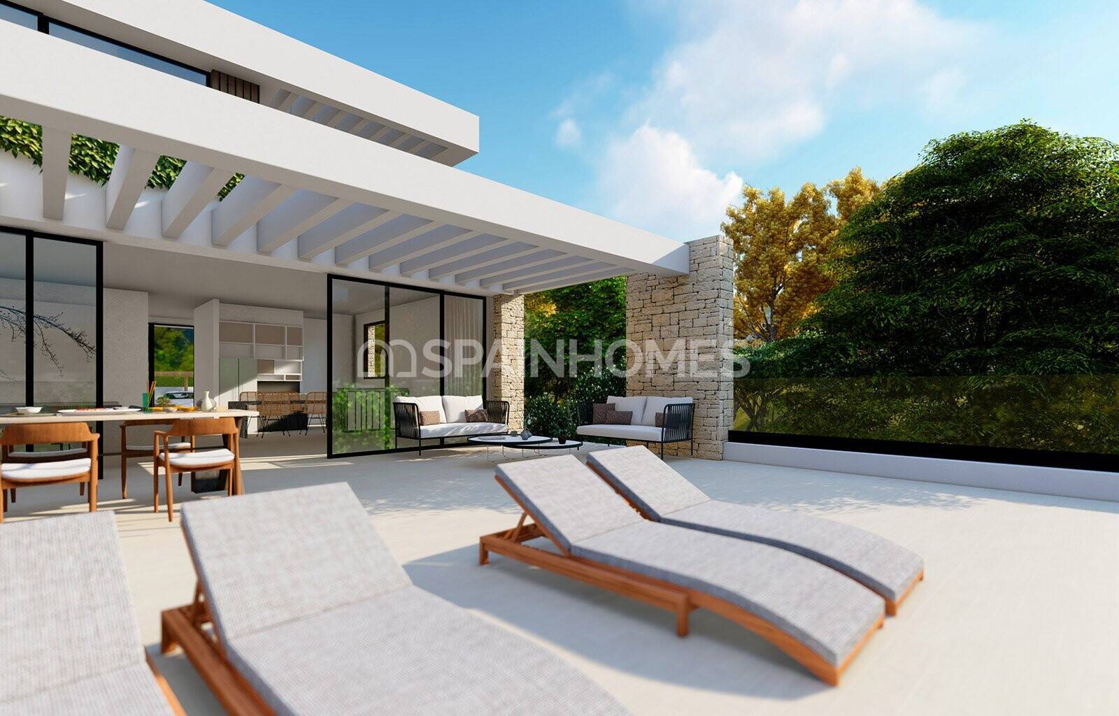 Villa en Mijas, Málaga, España 4 dormitorios, 234 m2 No. 62559
