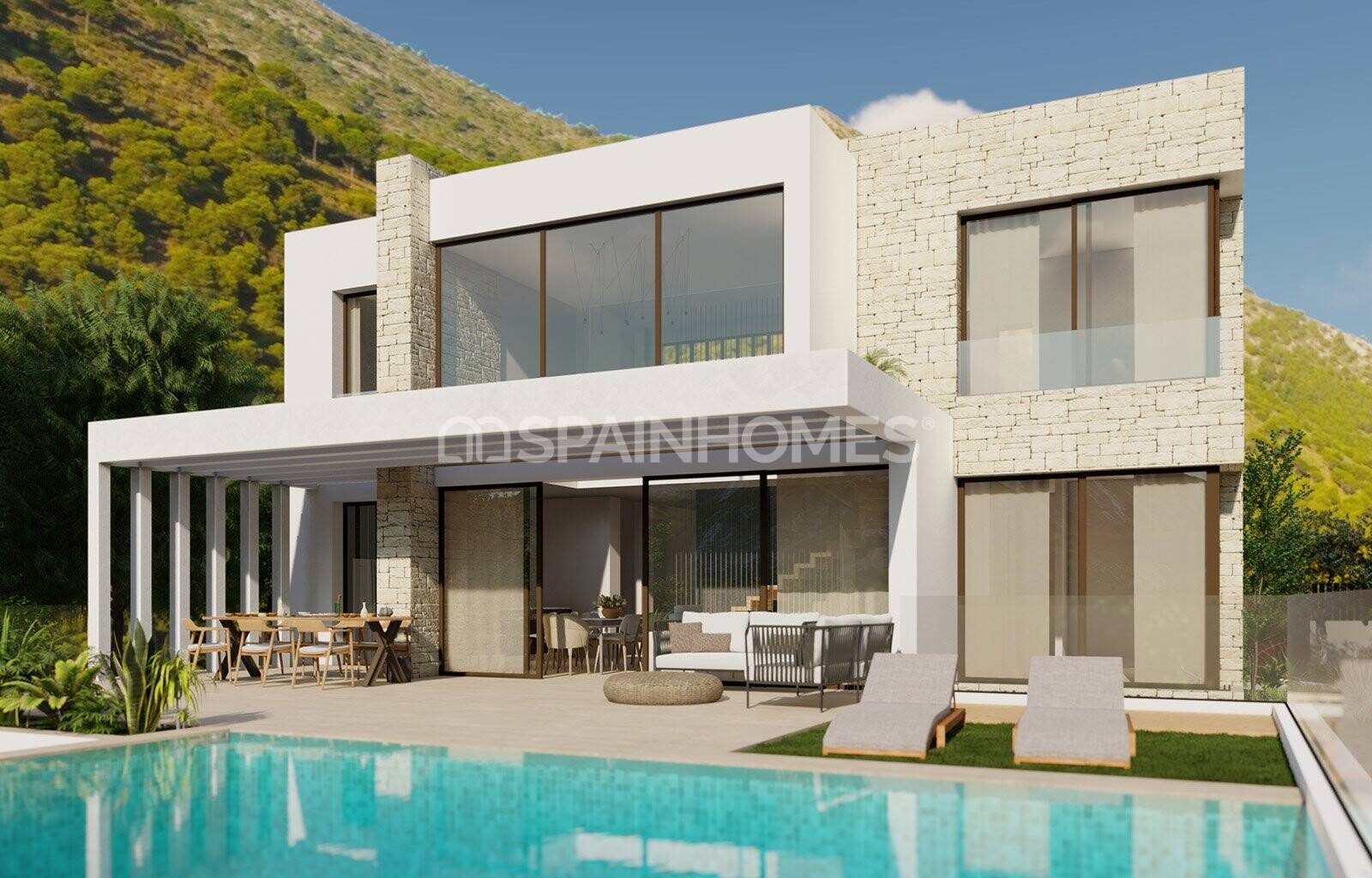 Villa en Mijas, Málaga, España 4 dormitorios, 234 m2 No. 62559