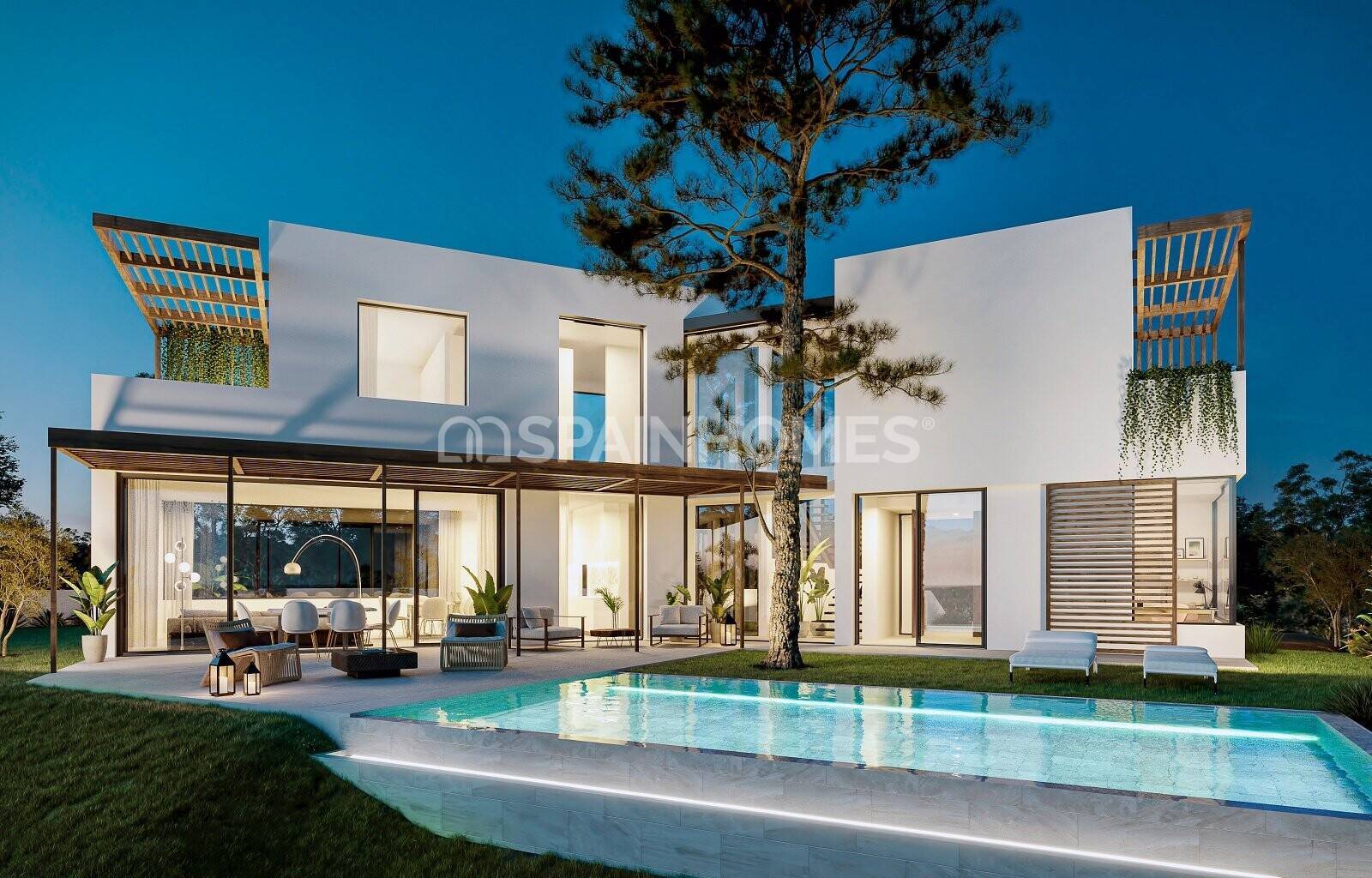 Villa en Mijas, Málaga, España 4 dormitorios, 234 m2 No. 62559