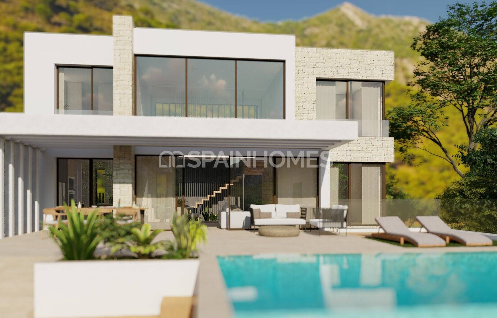 Villa en Mijas, Málaga, España 4 dormitorios, 234 m2 No. 62559