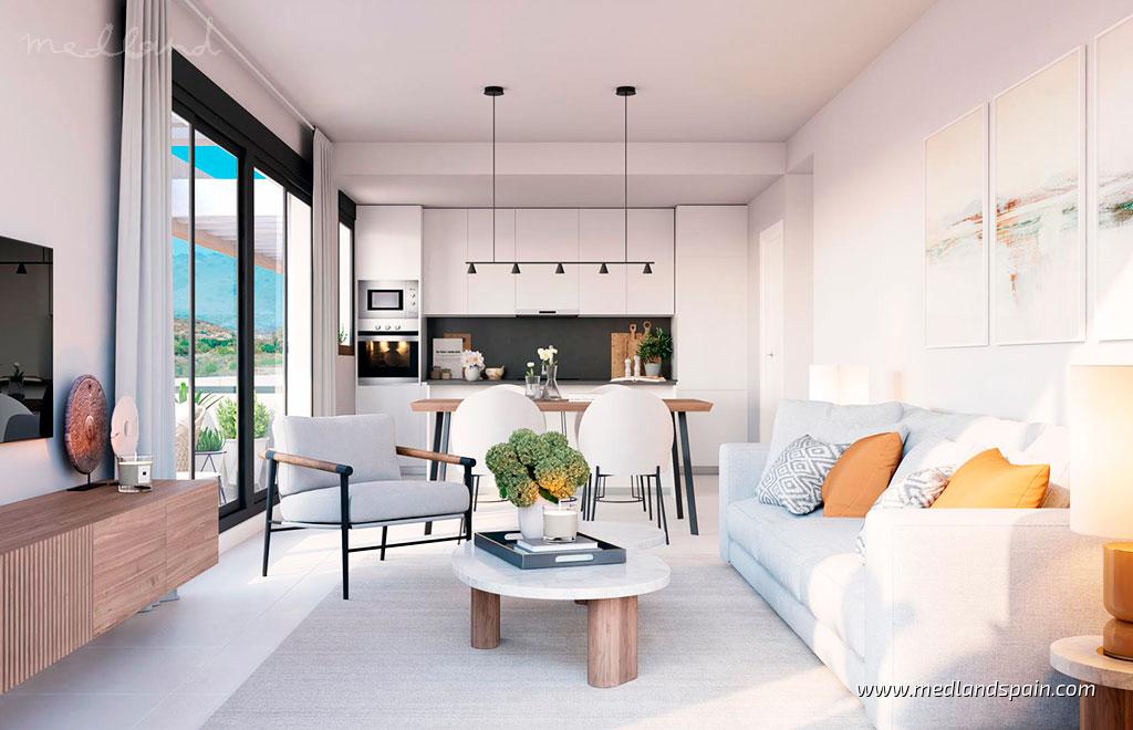 Apartment in Casares, Malaga, Spain 4 bedrooms, 201 sq.m. No. 105111