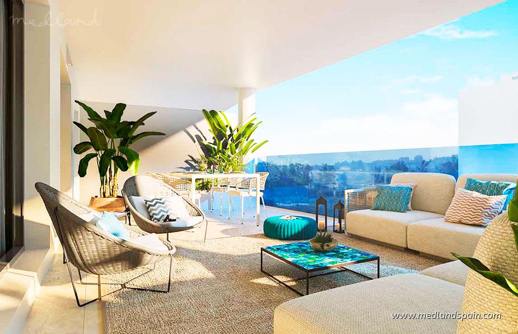 Dzīvoklis Mijas Costa, Malaga, Spānijā 3 istabas, 133 m2 Nr. 55890