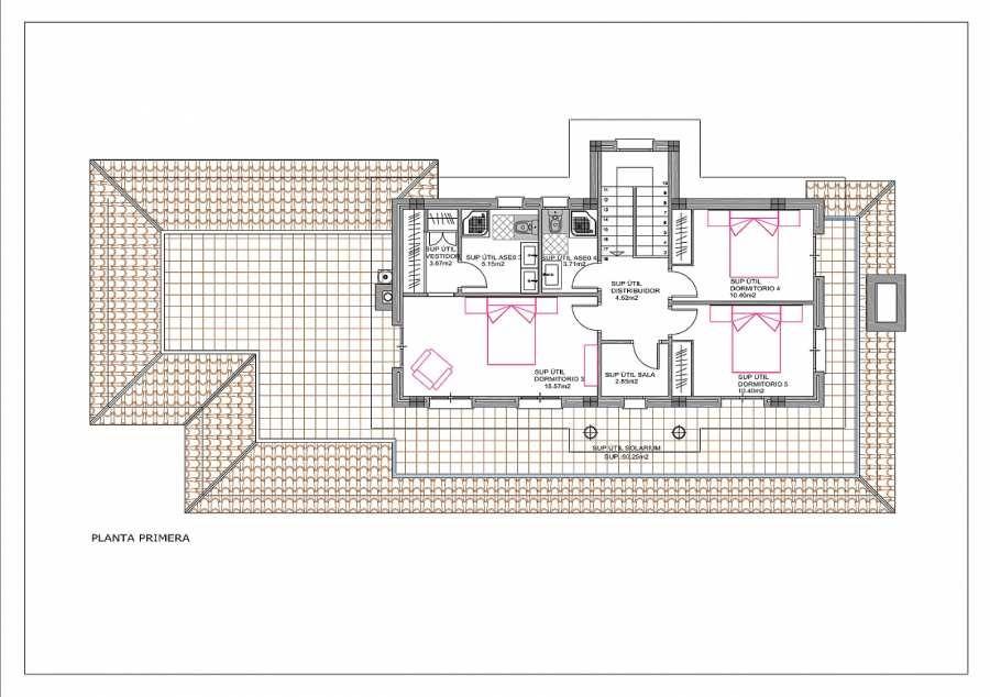 Huvila Pinoso, Alicante, Espanja 4 makuuhuonetta, 245 m2 No. 95007