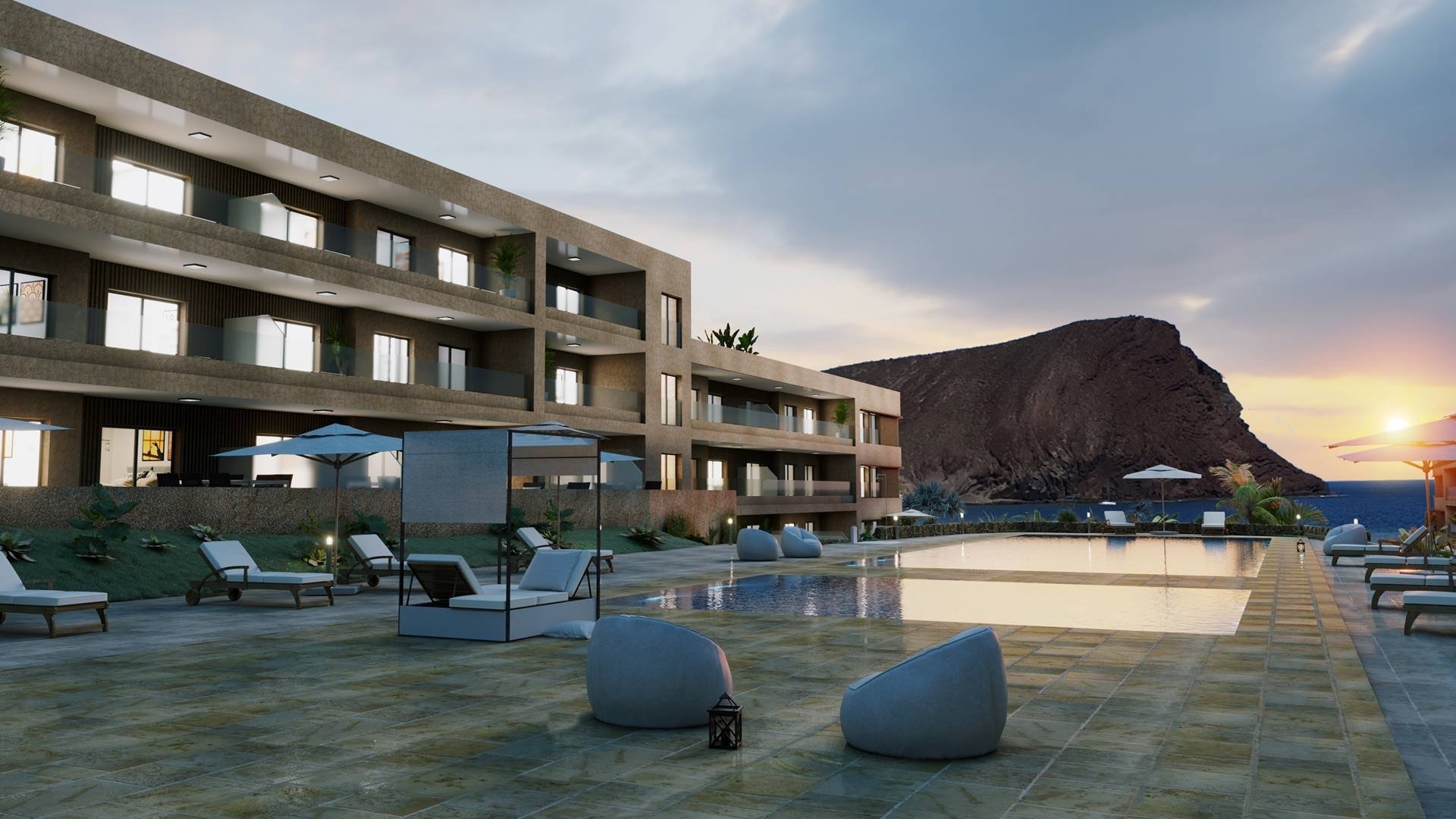 Apartment in Sotavento Suites, Santa Cruz de Tenerife, Tenerife, Spain 2 bedrooms, 121.28 sq.m. No. 89275