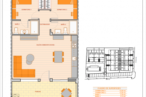 Wohnung zum Verkauf Pilar de la Horadada, Alicante, Spanien 2 Schlafzimmer, 80 m2 Nr. 110528 - Foto 21