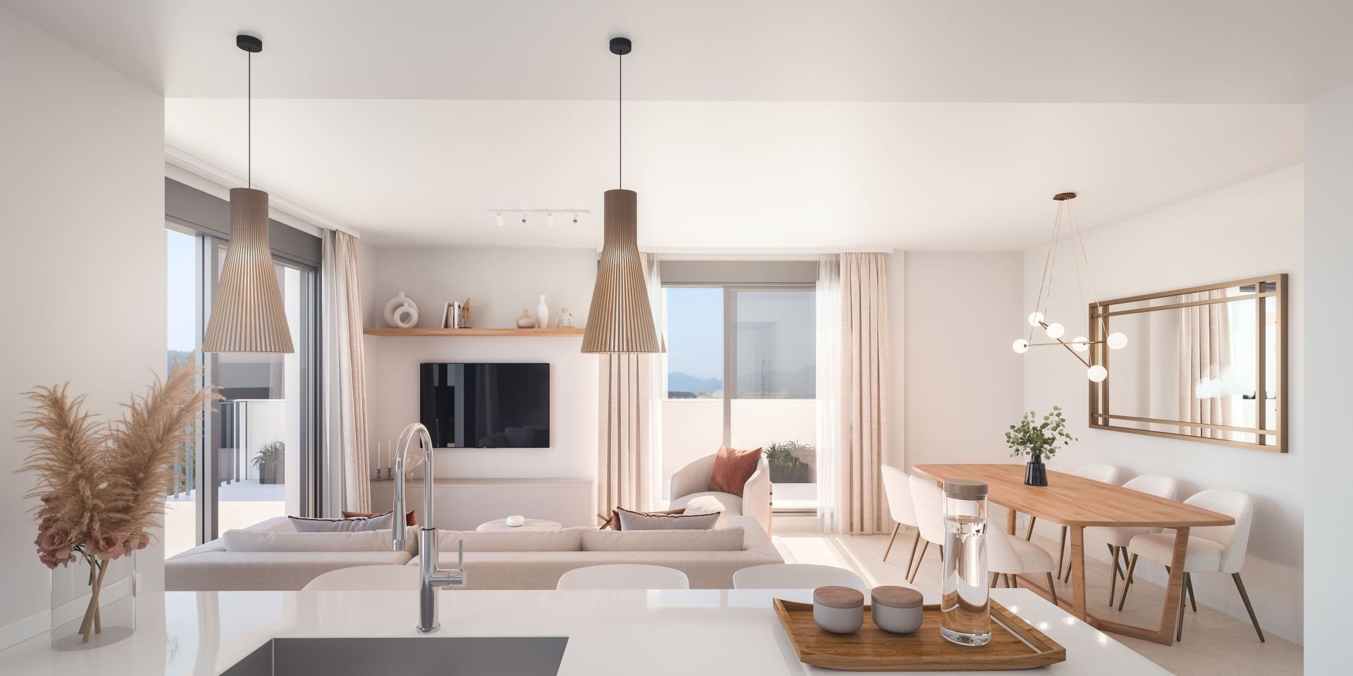 Apartamento en Dénia, Alicante, España 2 dormitorios, 87 m2 No. 95414