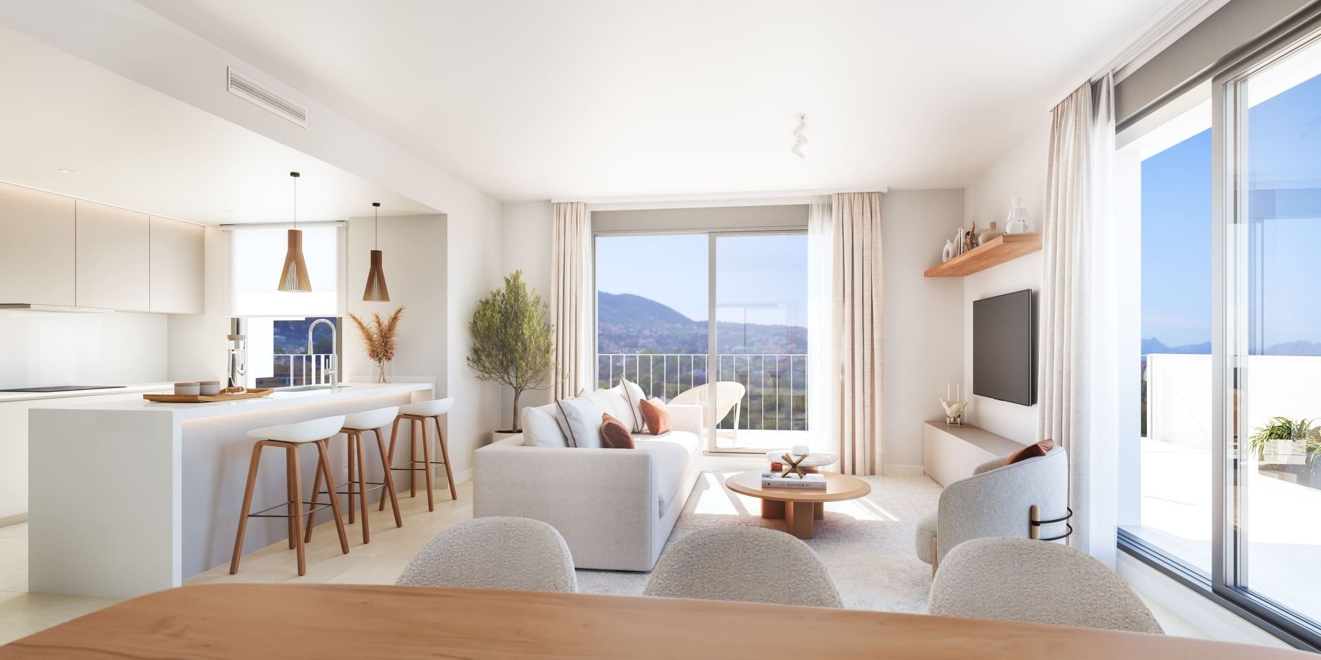 Apartamento en Dénia, Alicante, España 2 dormitorios, 87 m2 No. 95414