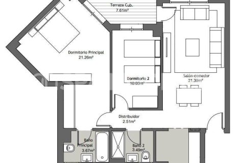 Lägenhet till salu i Velez-Malaga, Malaga, Spanien 3 sovrum, 104 kvm. Nr. 102761 - foto 5