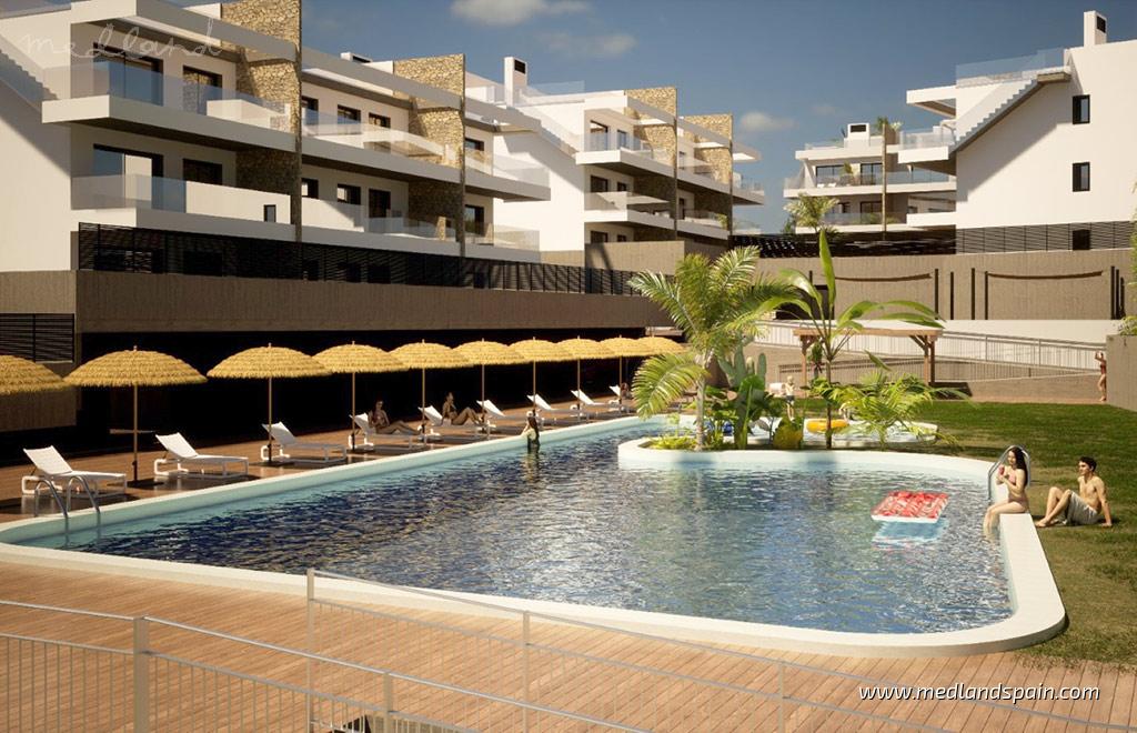 Apartment à Finestrat, Alicante, Espagne 2 chambres, 73 m2 No. 108456