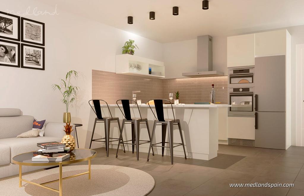 Apartment à Finestrat, Alicante, Espagne 2 chambres, 88 m2 No. 108455