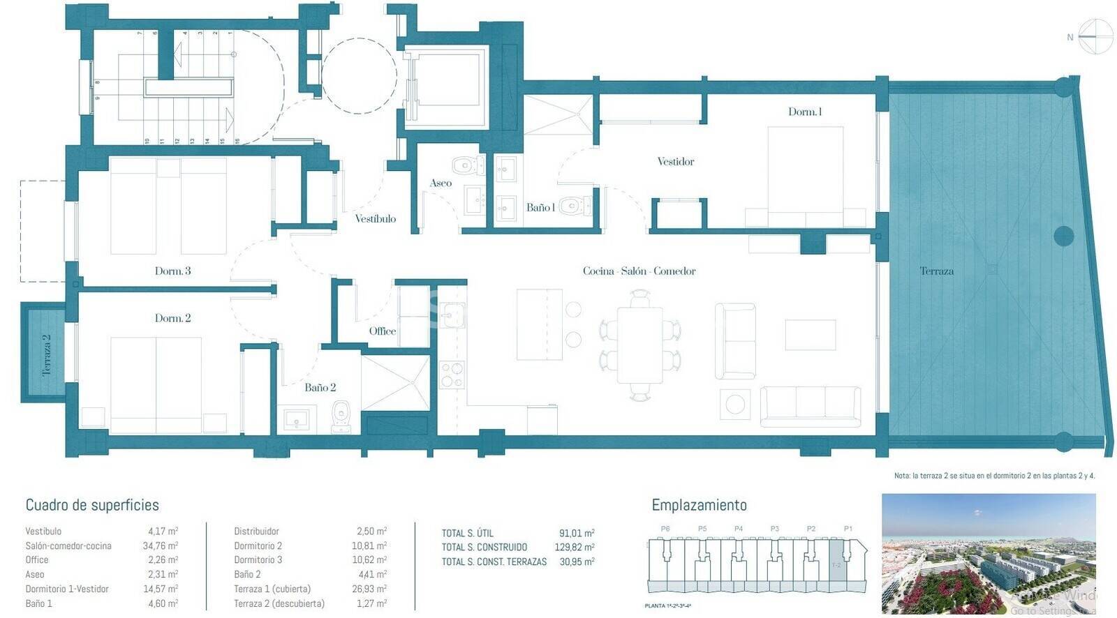 Apartment in Mijas, Malaga, Spain 3 bedrooms, 130 sq.m. No. 48216