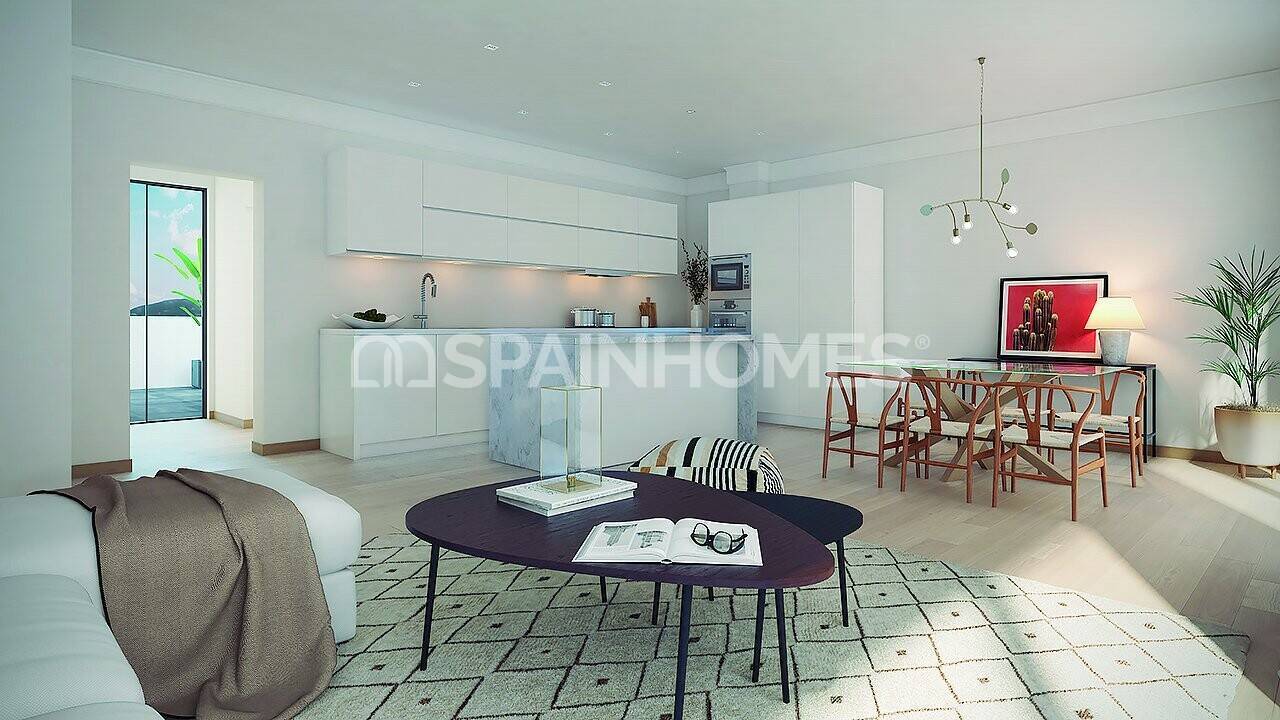 Apartment in Mijas, Malaga, Spain 2 bedrooms, 98 sq.m. No. 48215
