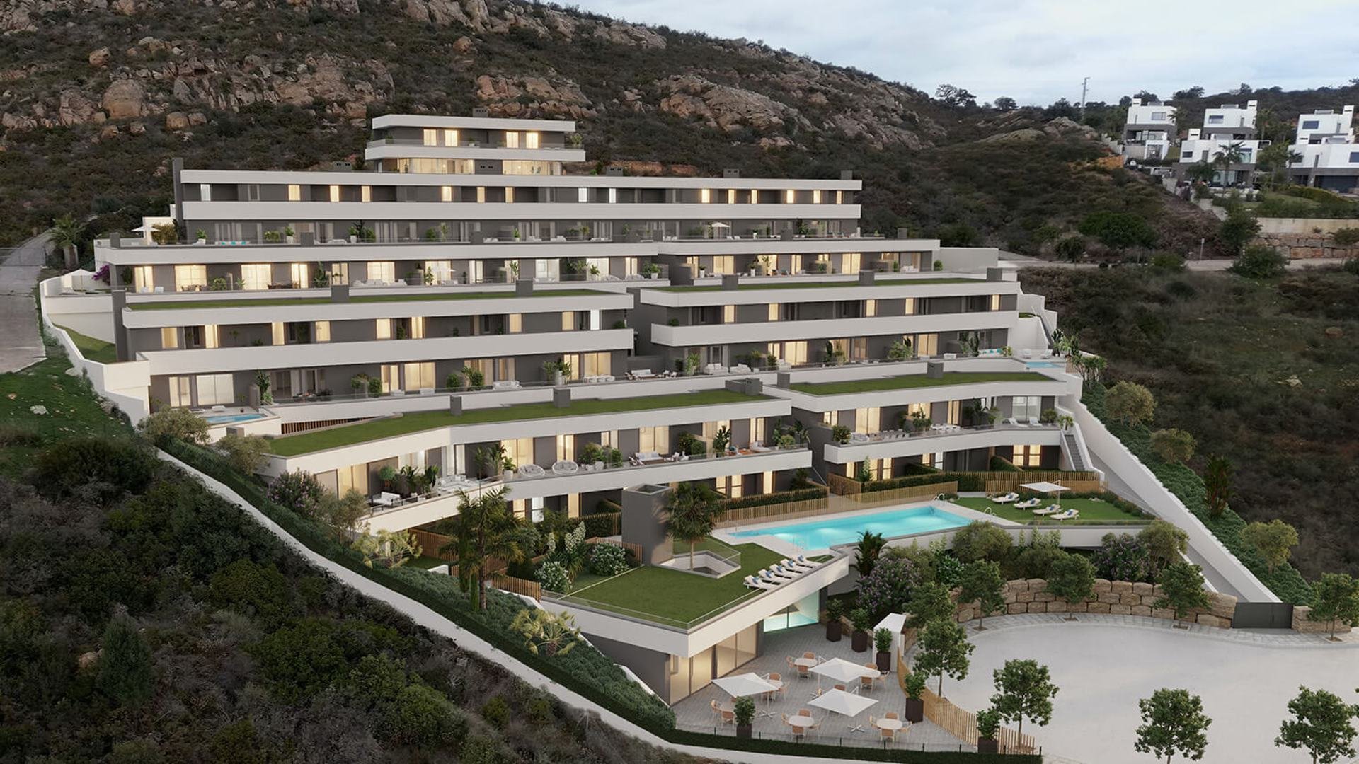 Appartamento in Blue Marine, Manilva, Malaga, Spagn, 3 camere da letto, 143.9 mq. N° 89979