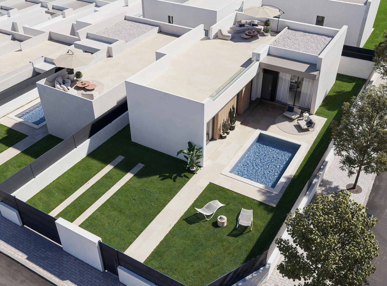 Villa a San Miguel de Salinas, Alicante, Spagna 3 camere da letto, 107 mq. N° 95313