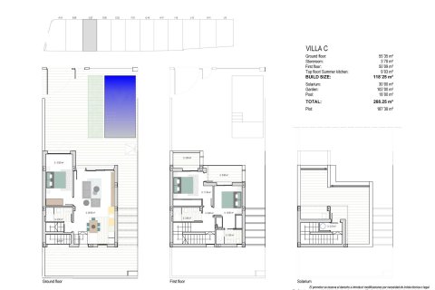 Villa zum Verkauf in Los Alcazares, Murcia, Spanien 3 Schlafzimmer, 118 m2 Nr. 101801 - Foto 10