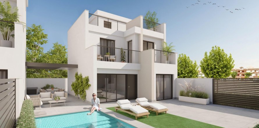 Villa in Los Alcazares, Murcia, Spanien 3 Schlafzimmer, 118 m2 Nr. 101801